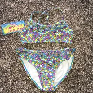 Wetsuit club by candlesticks girls bikini swim 6